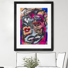 The Lips of Love by Janet London on GIANT ART - pink abstract