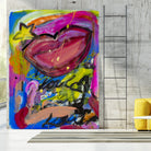 A Star is Born by Janet London on GIANT ART - pink abstract