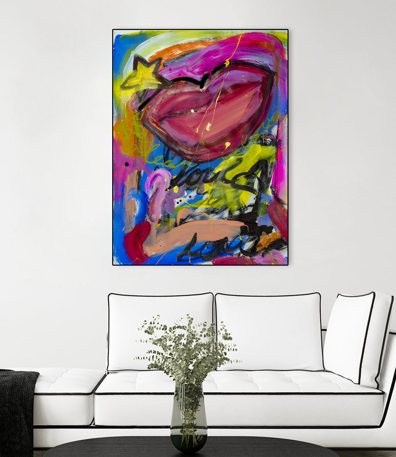 A Star is Born by Janet London on GIANT ART - pink abstract