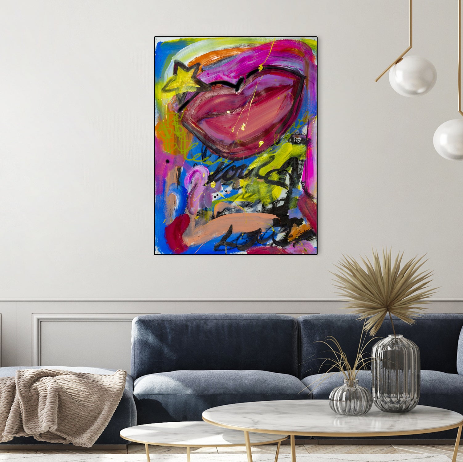 A Star is Born by Janet London on GIANT ART - pink abstract