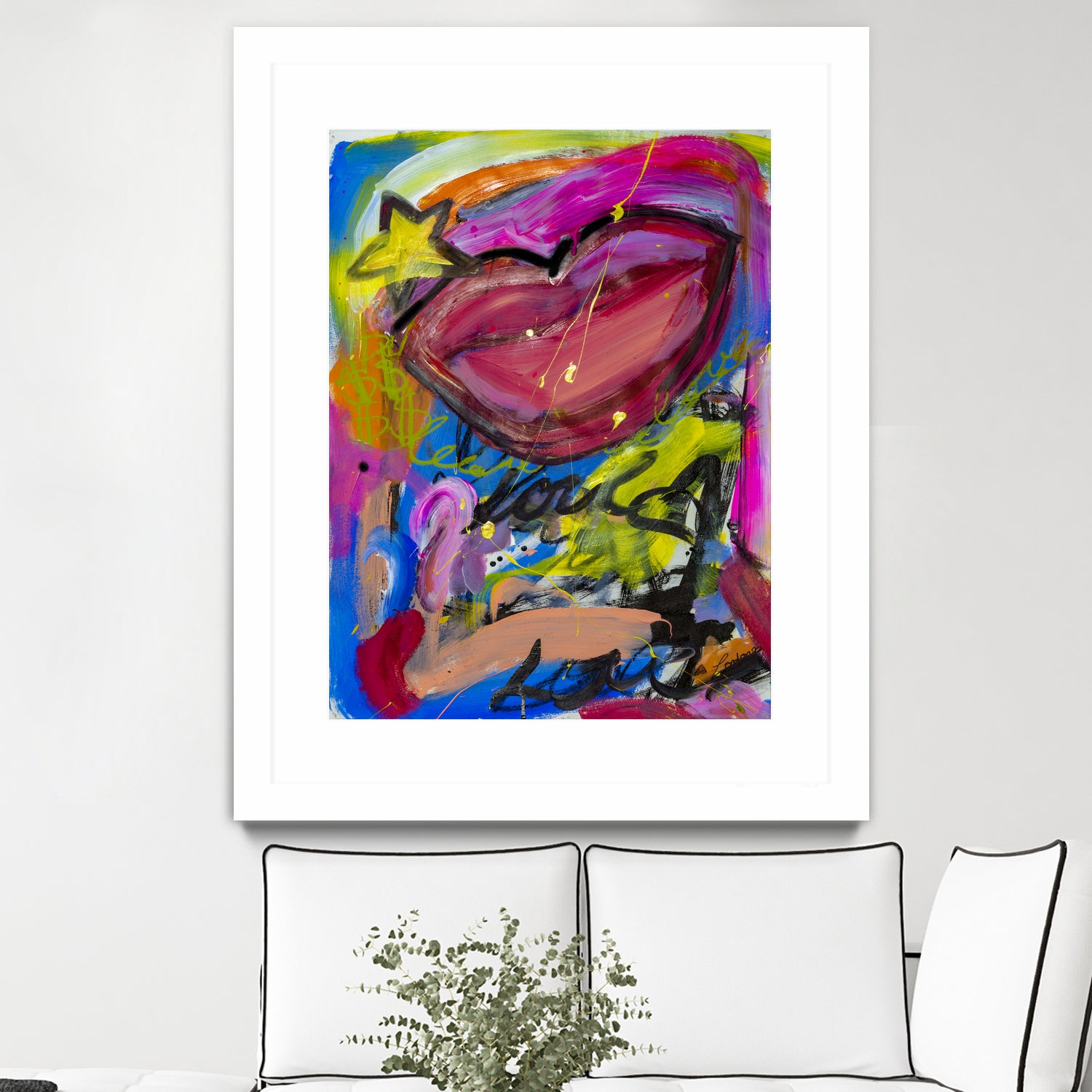 A Star is Born by Janet London on GIANT ART - pink abstract