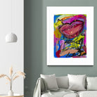 A Star is Born by Janet London on GIANT ART - pink abstract