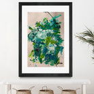 Endless Turquoise and Green No 2 by Janet London on GIANT ART - green abstract