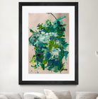 Endless Turquoise and Green No 2 by Janet London on GIANT ART - green abstract