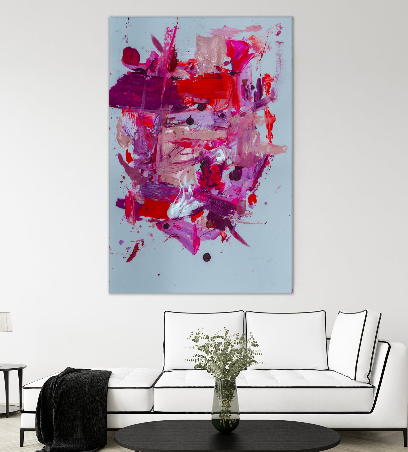 The Power of Pink by Janet London on GIANT ART - red abstract