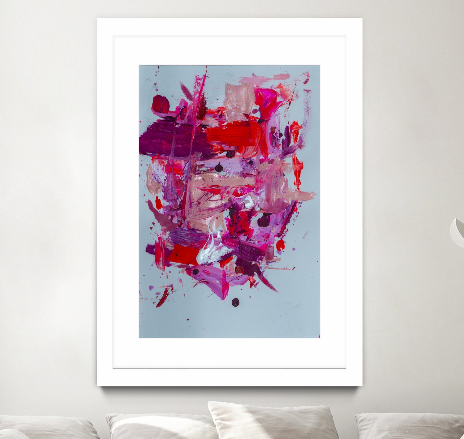 The Power of Pink by Janet London on GIANT ART - red abstract