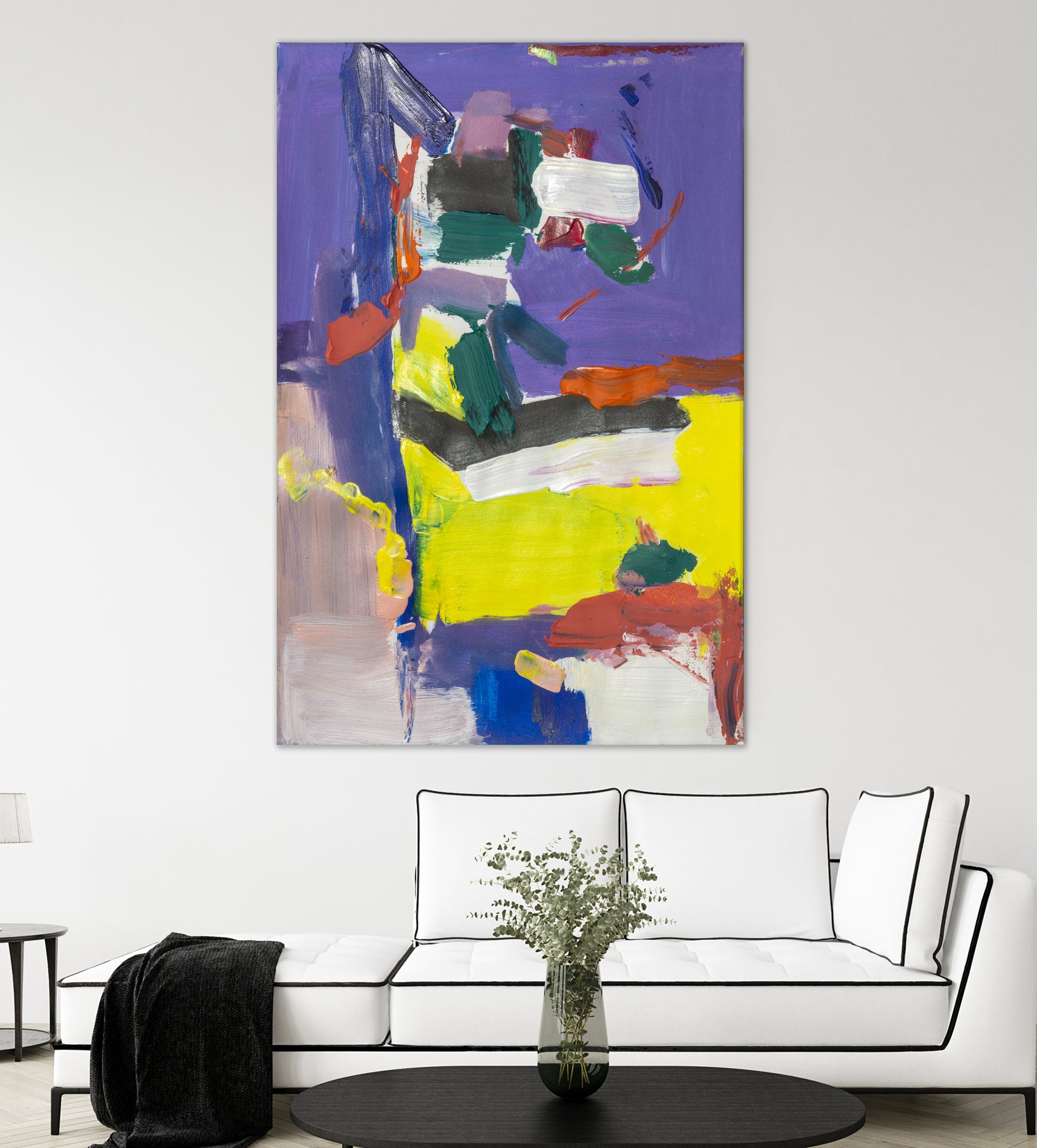 The Colour Fields by Janet London on GIANT ART - yellow abstract