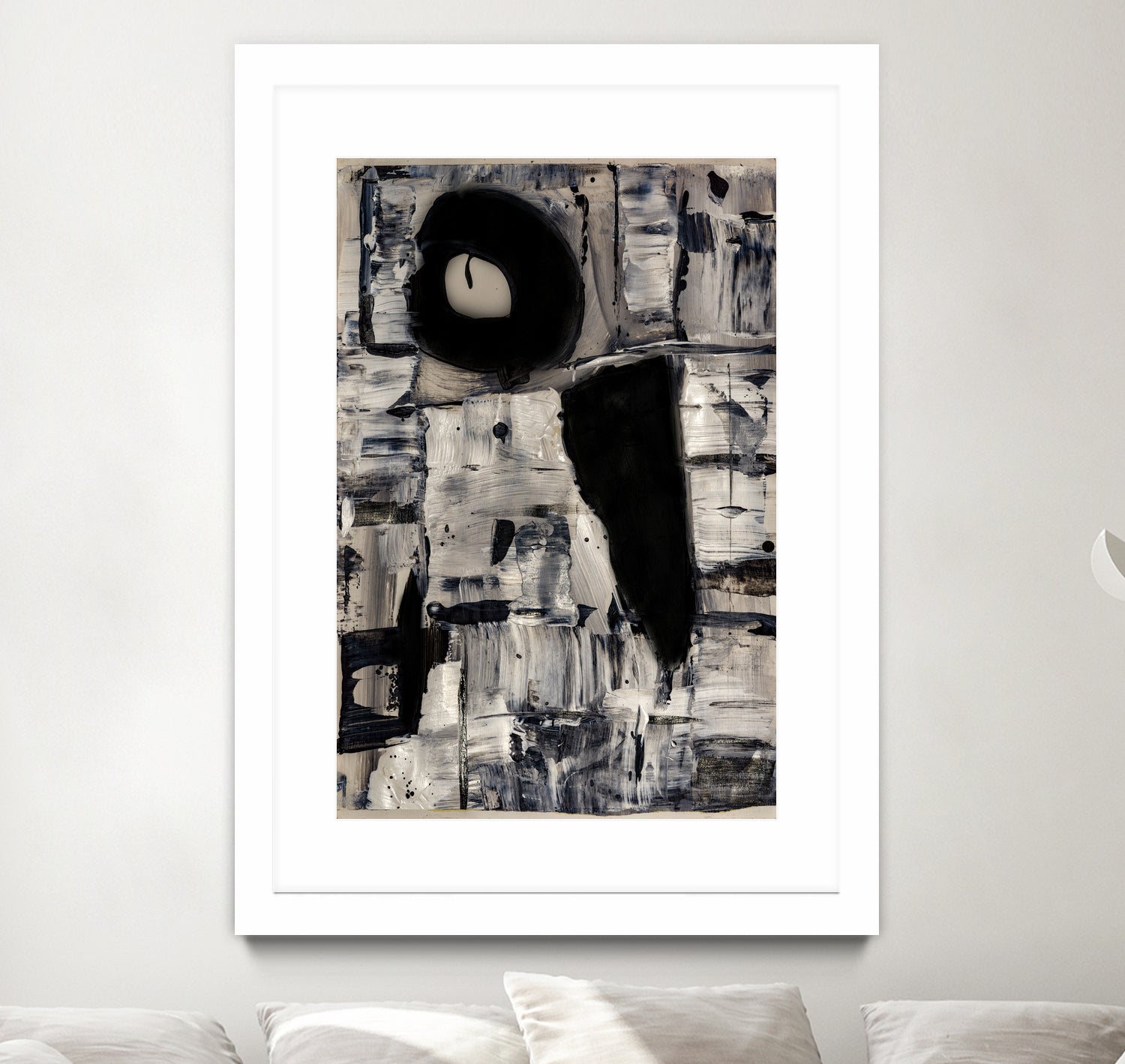 Ancient Shapes by Janet London on GIANT ART - black and white abstract