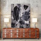 Study in Kline No 2 by Janet London on GIANT ART - black and white abstract