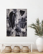 Study in Kline No 2 by Janet London on GIANT ART - black and white abstract