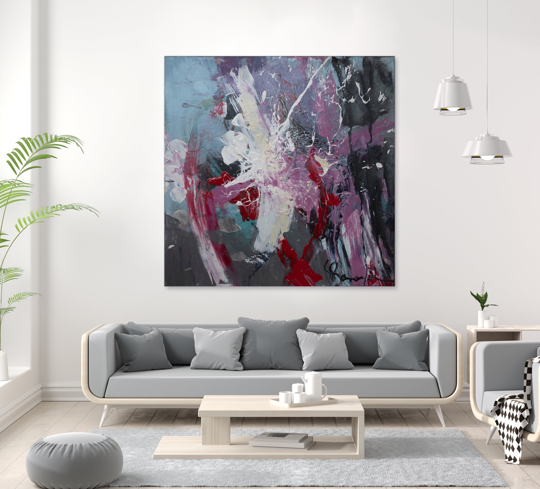 Climax by Doris Savard on GIANT ART - red