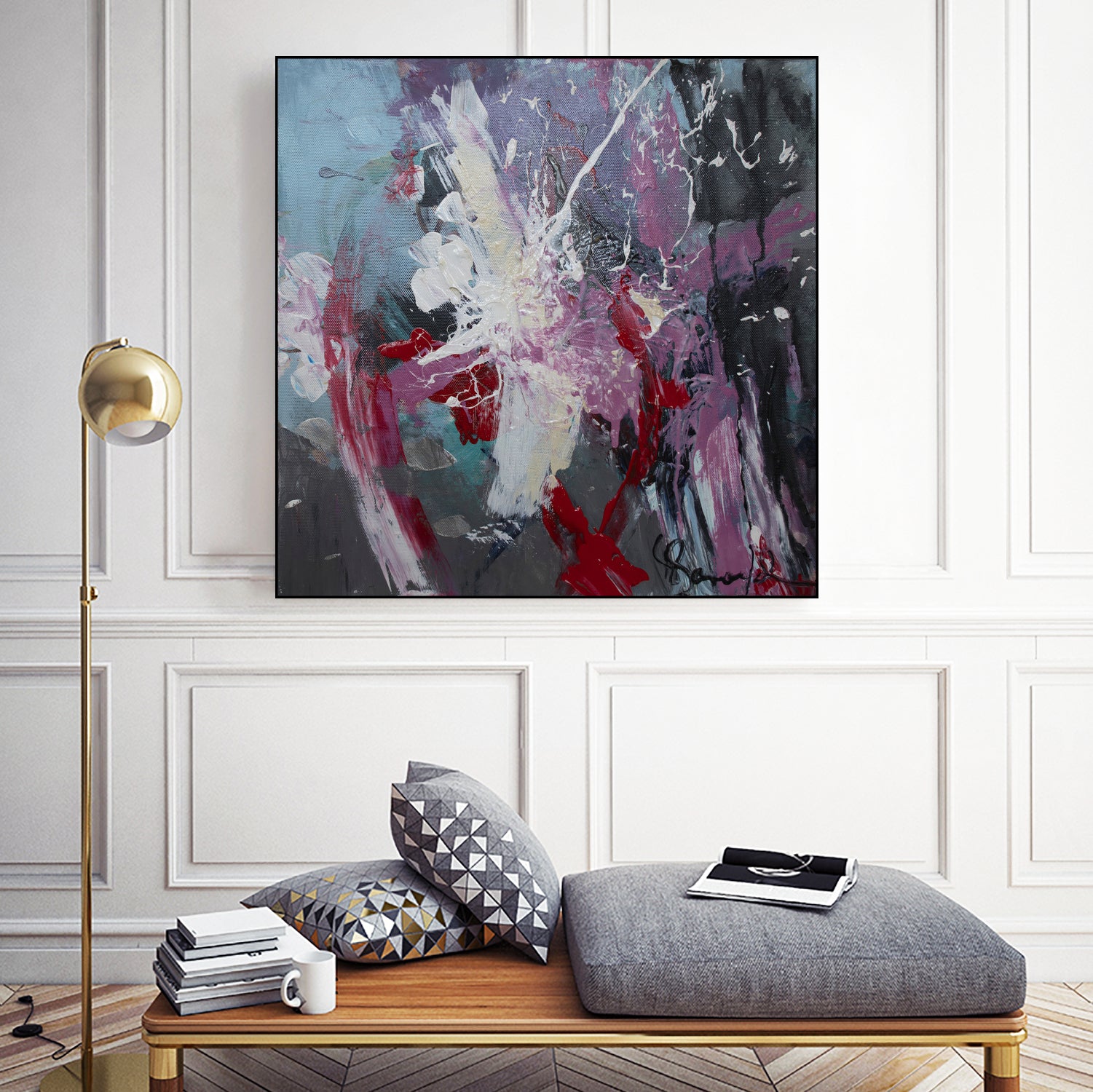 Climax by Doris Savard on GIANT ART - red