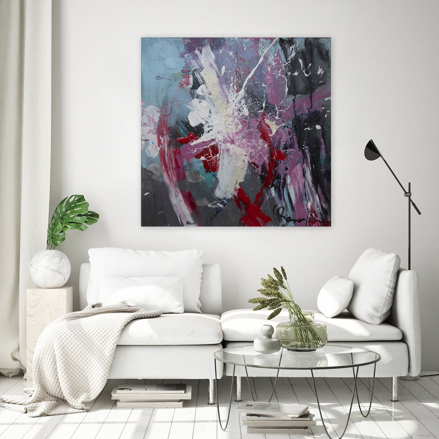 Climax by Doris Savard on GIANT ART - red