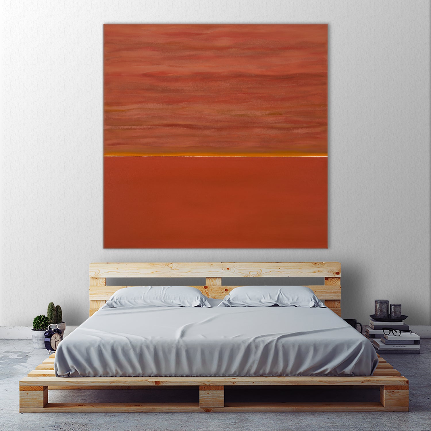 Hot abstract home by Diane Lambin on GIANT ART - orange abstract