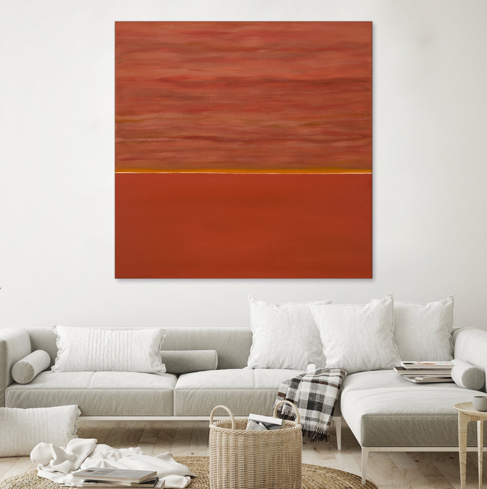 Hot abstract home by Diane Lambin on GIANT ART - orange abstract