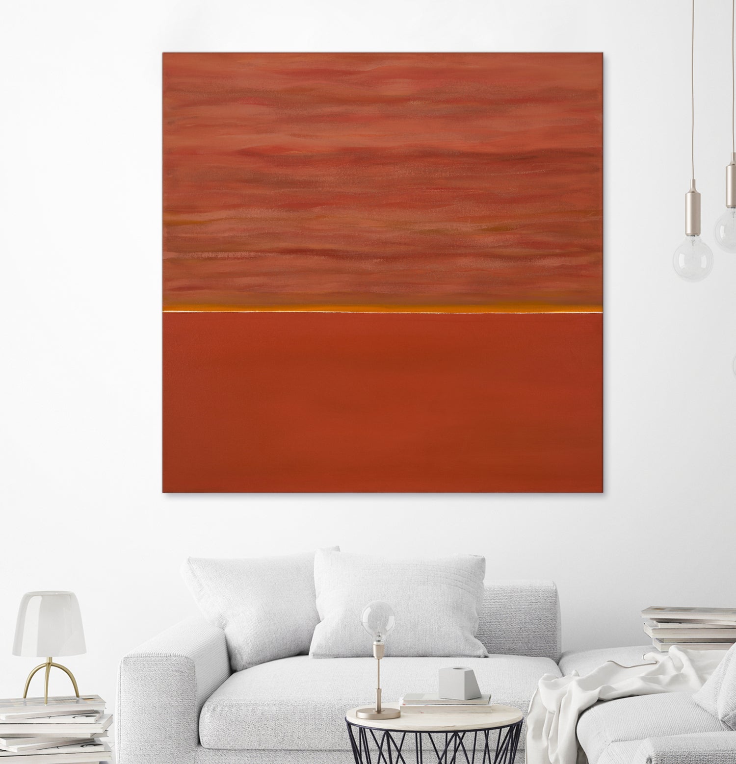 Hot abstract home by Diane Lambin on GIANT ART - orange abstract