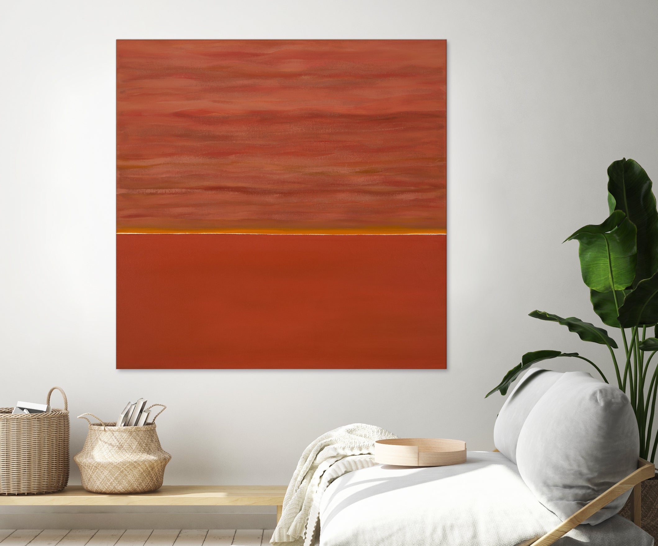 Hot abstract home by Diane Lambin on GIANT ART - orange abstract