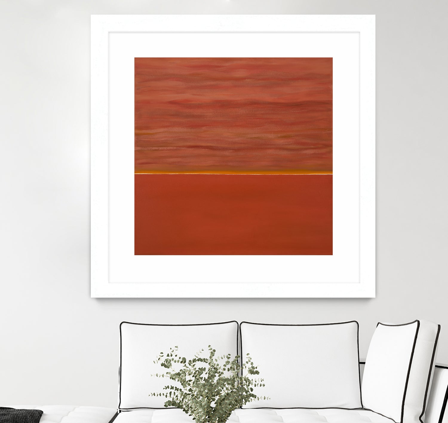 Hot abstract home by Diane Lambin on GIANT ART - orange abstract