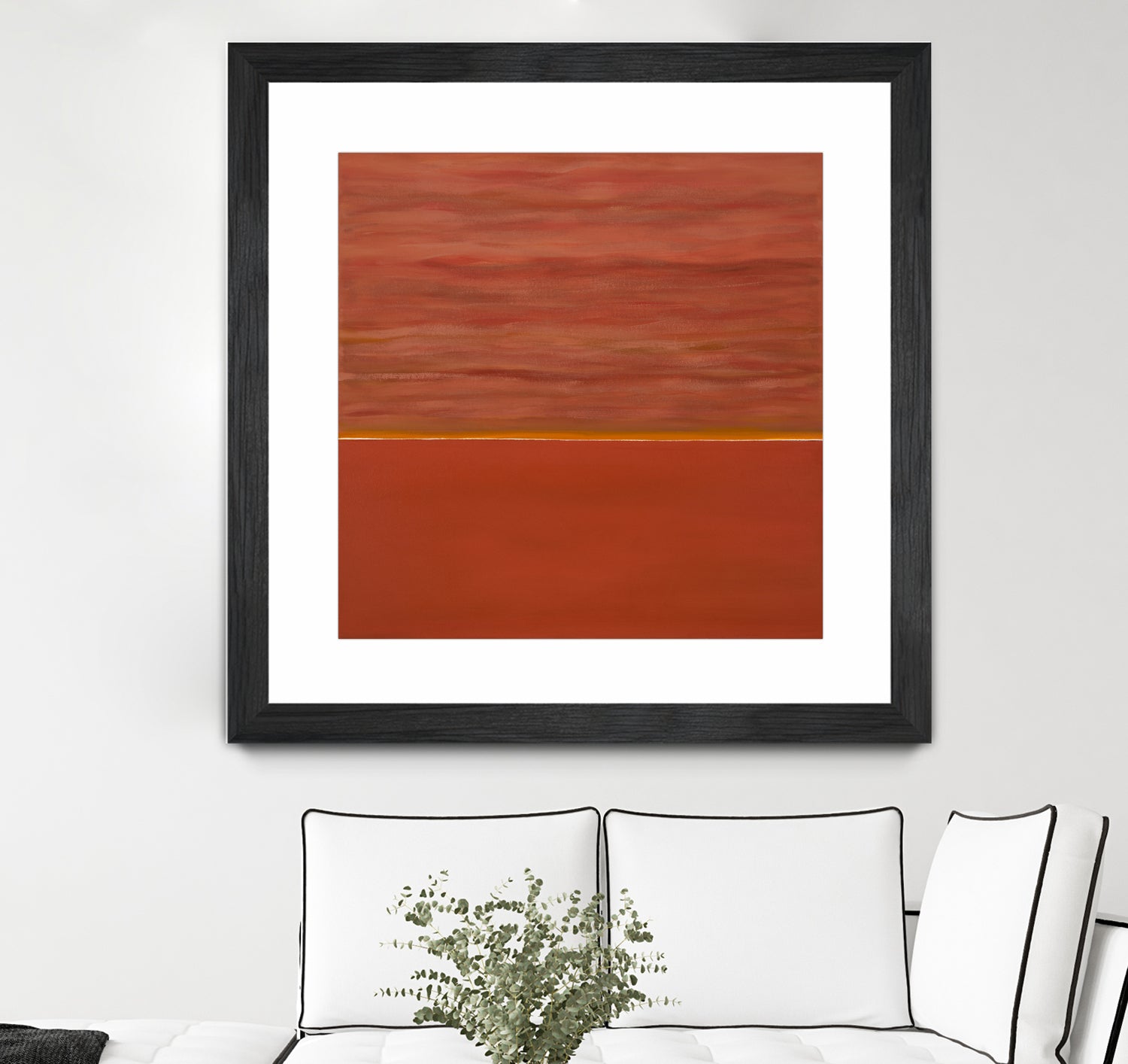 Hot abstract home by Diane Lambin on GIANT ART - orange abstract