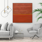 Hot abstract home by Diane Lambin on GIANT ART - orange abstract