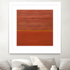 Hot abstract home by Diane Lambin on GIANT ART - orange abstract