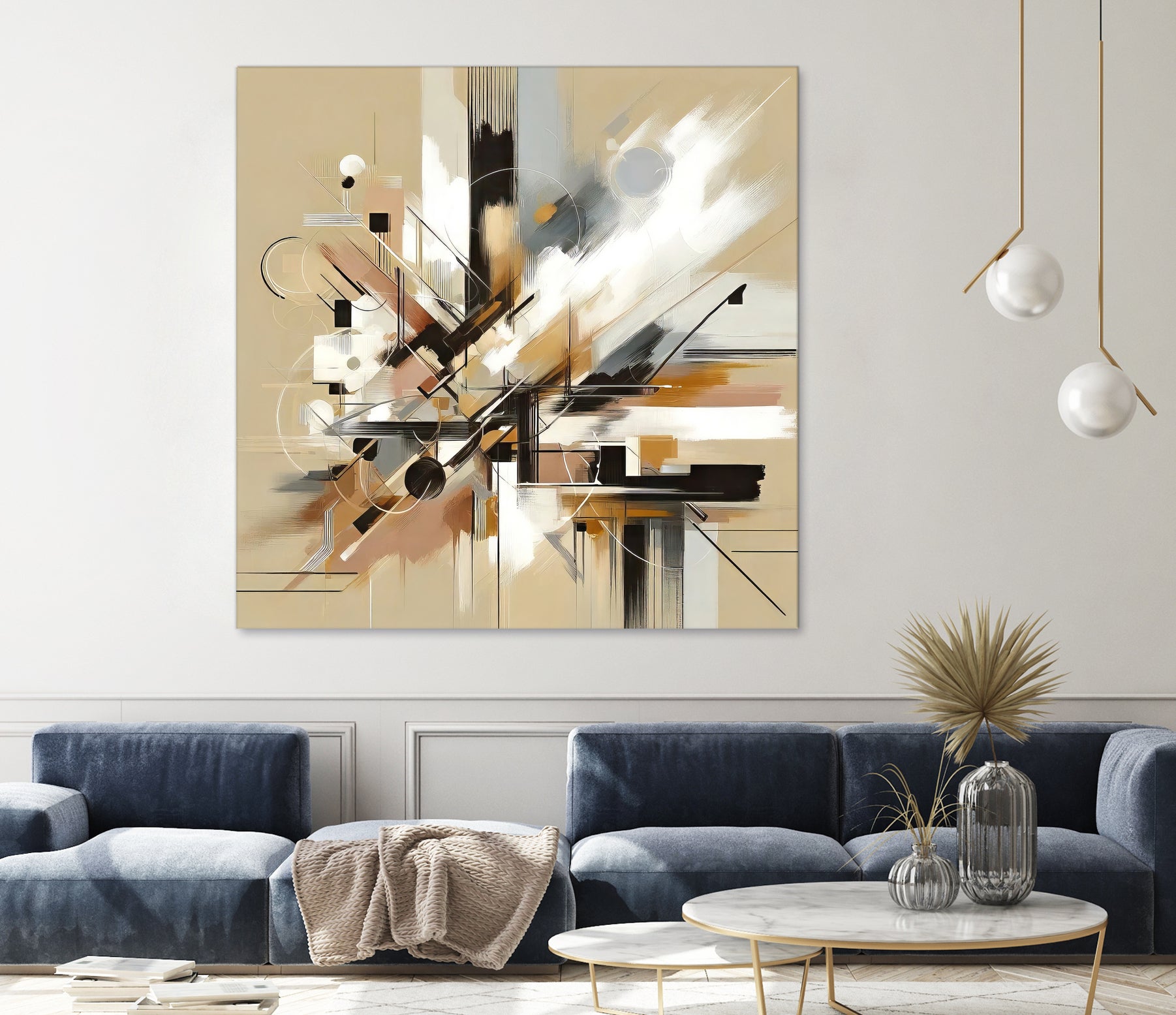 Chaotic Harmony by M Studio on GIANT ART - white