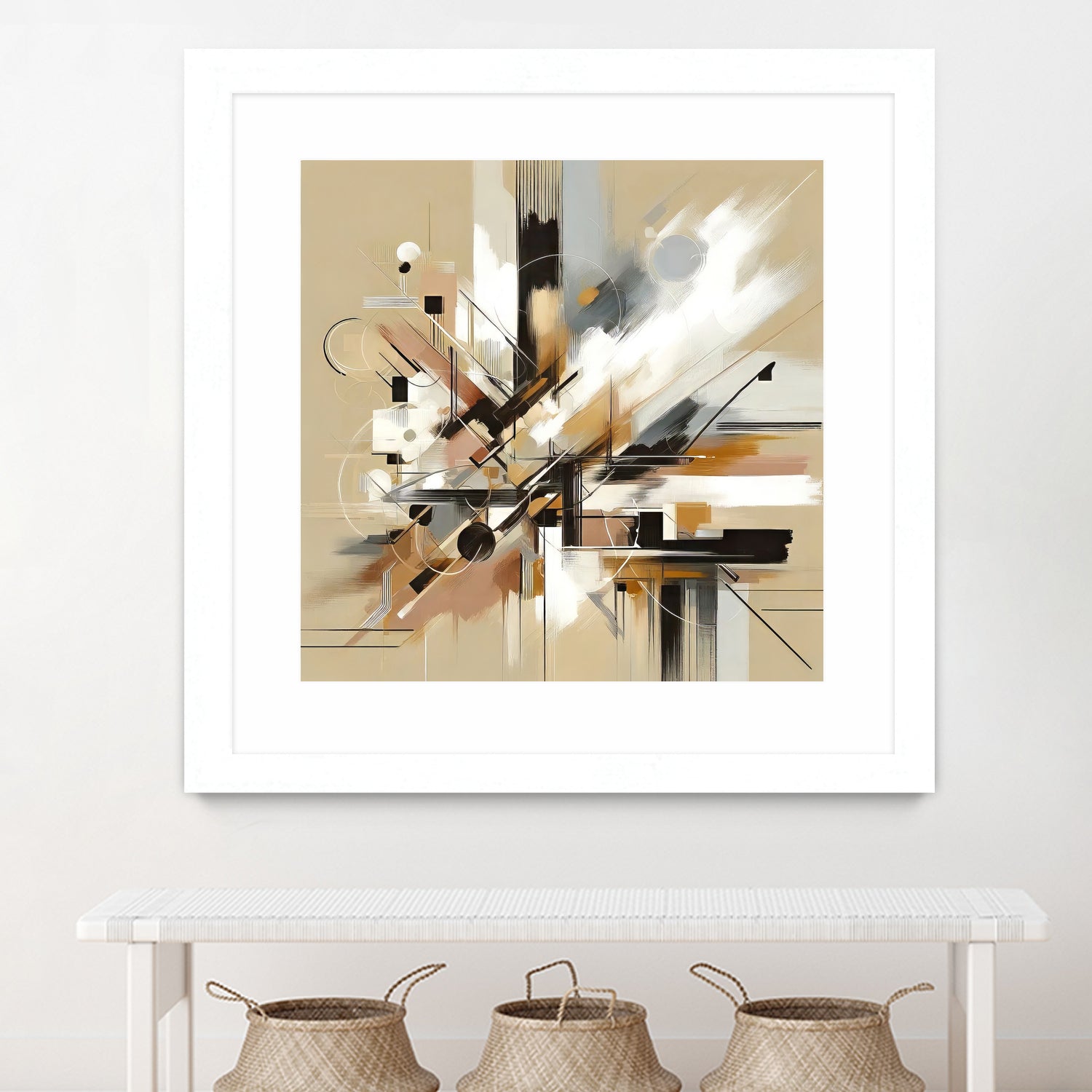 Chaotic Harmony by M Studio on GIANT ART - white