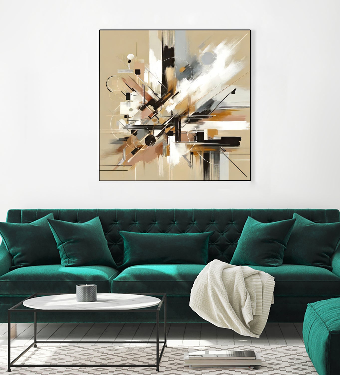 Chaotic Harmony by M Studio on GIANT ART - white