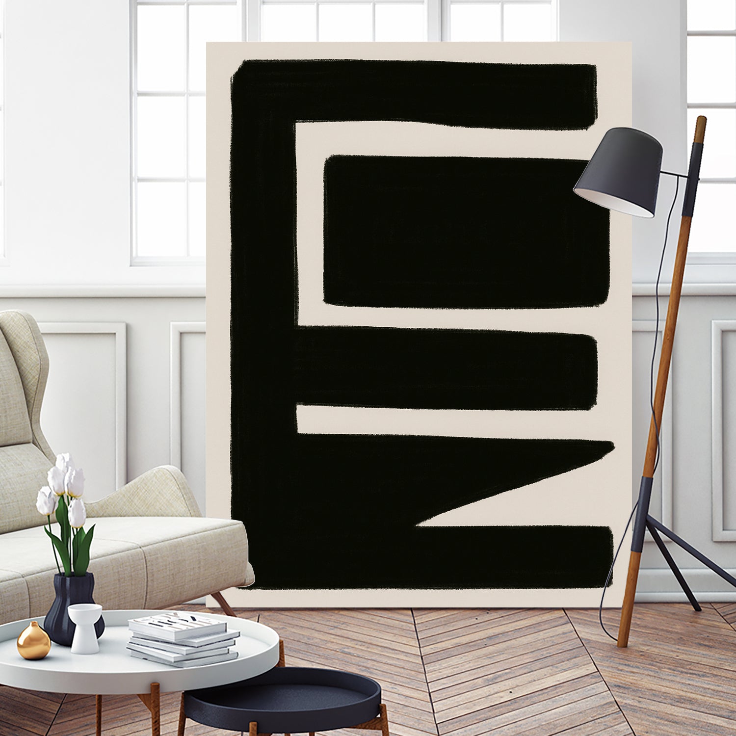 Essence of Line by Ixchel on GIANT ART - black shape