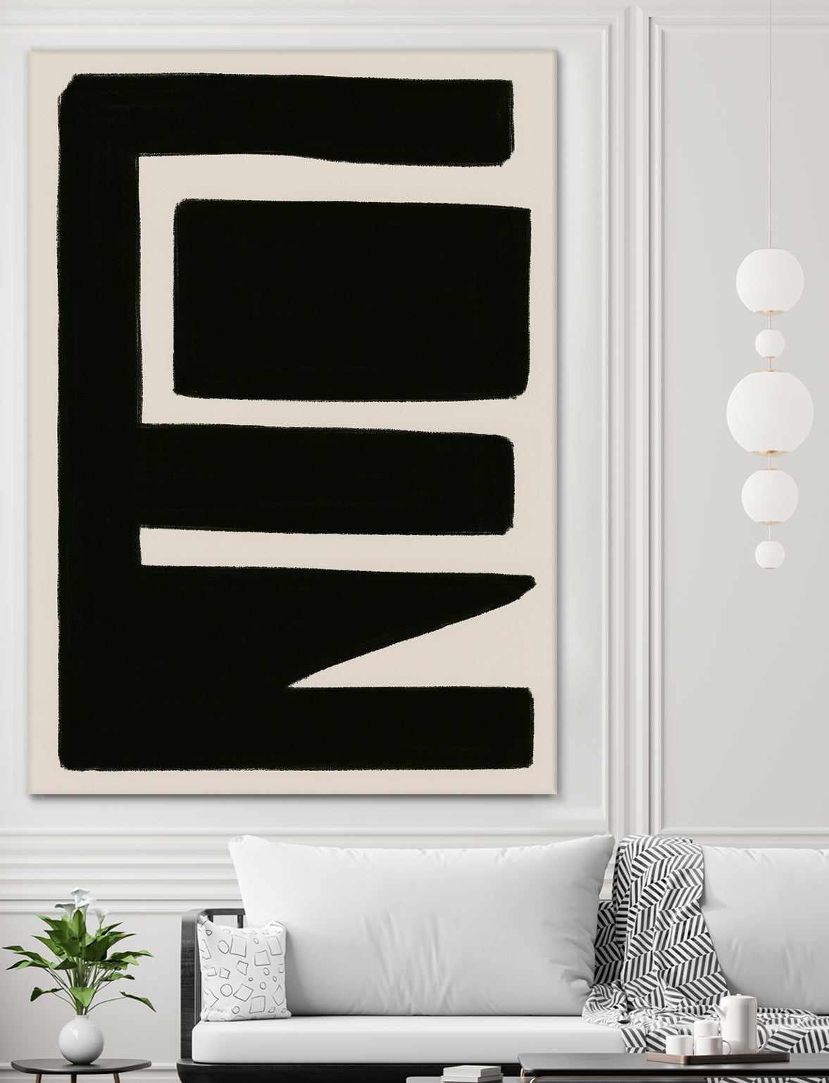 Essence of Line by Ixchel on GIANT ART - black shape