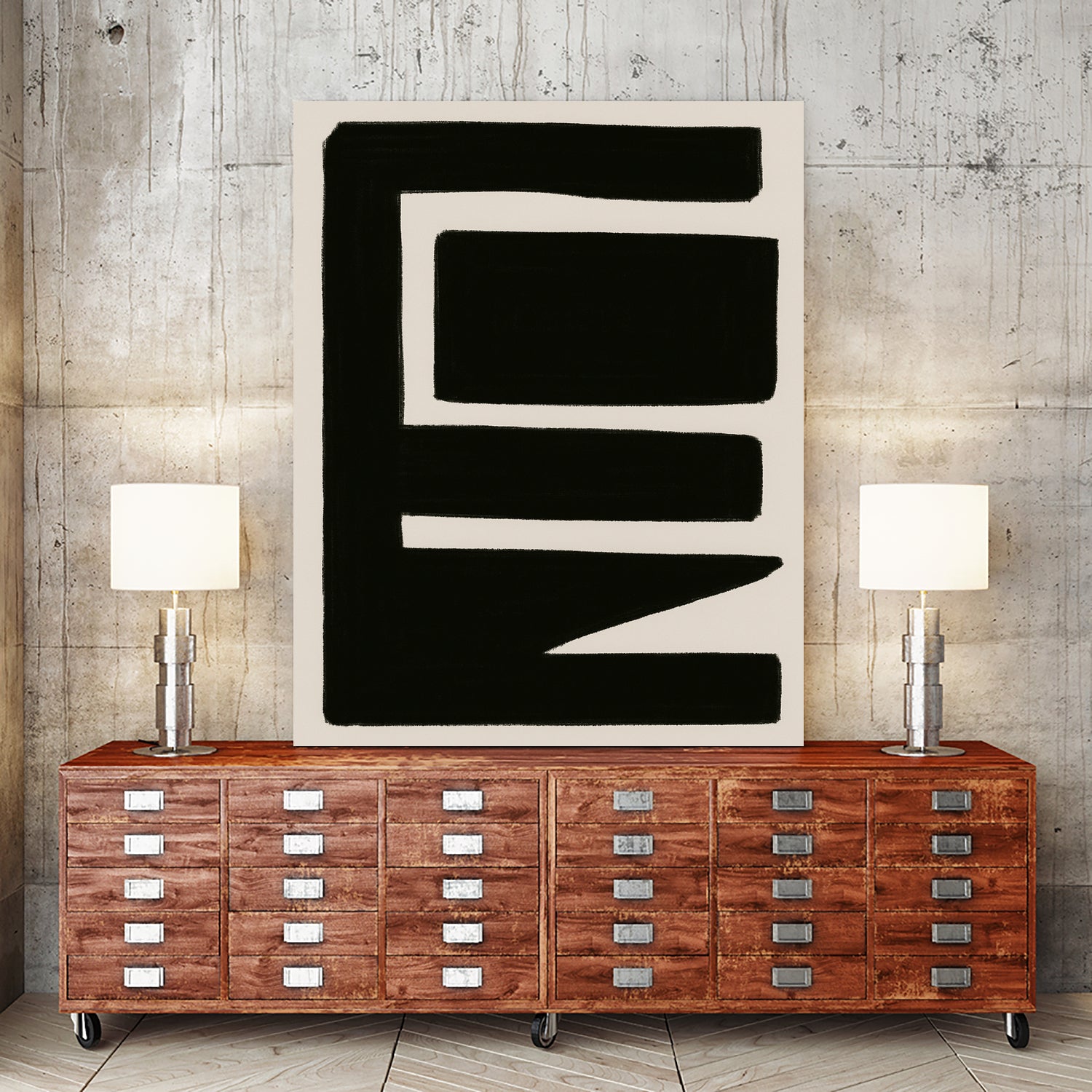 Essence of Line by Ixchel on GIANT ART - black shape