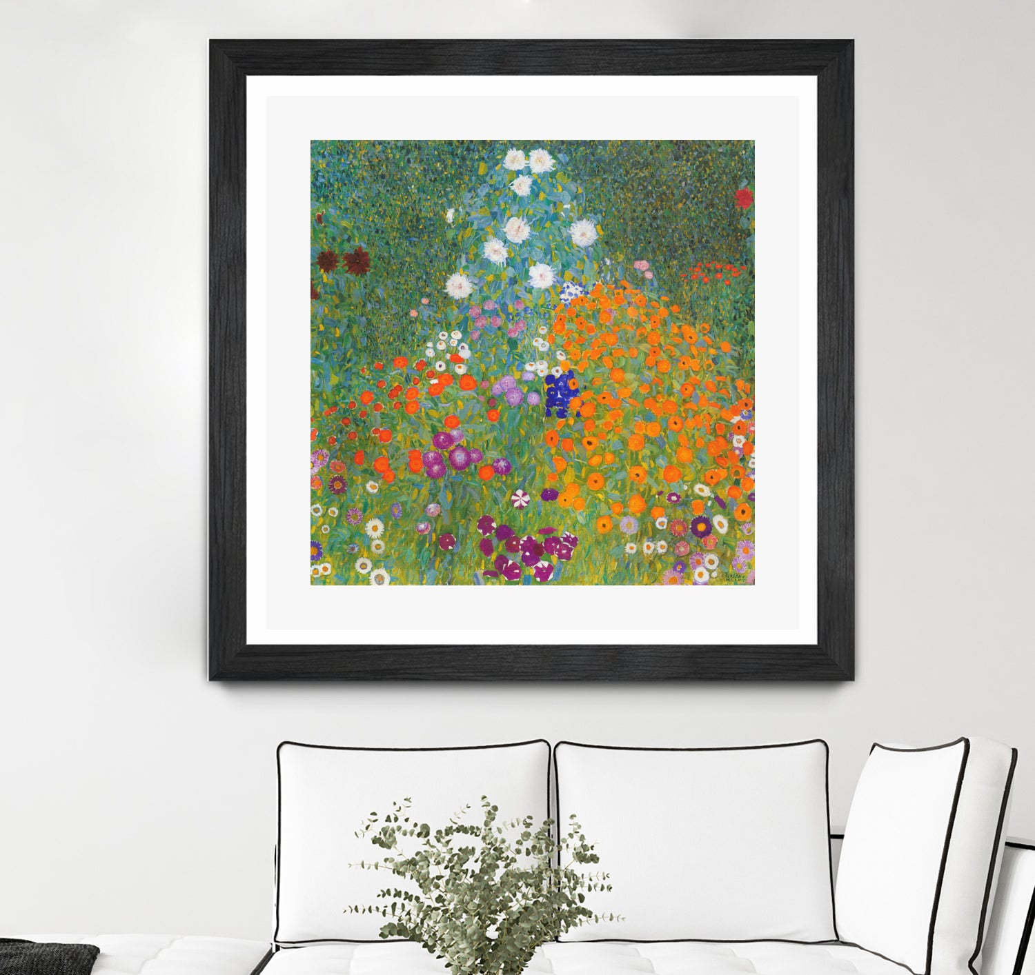 Bauerngaten Cottage Garden by Gustav Klimt on GIANT ART - green green