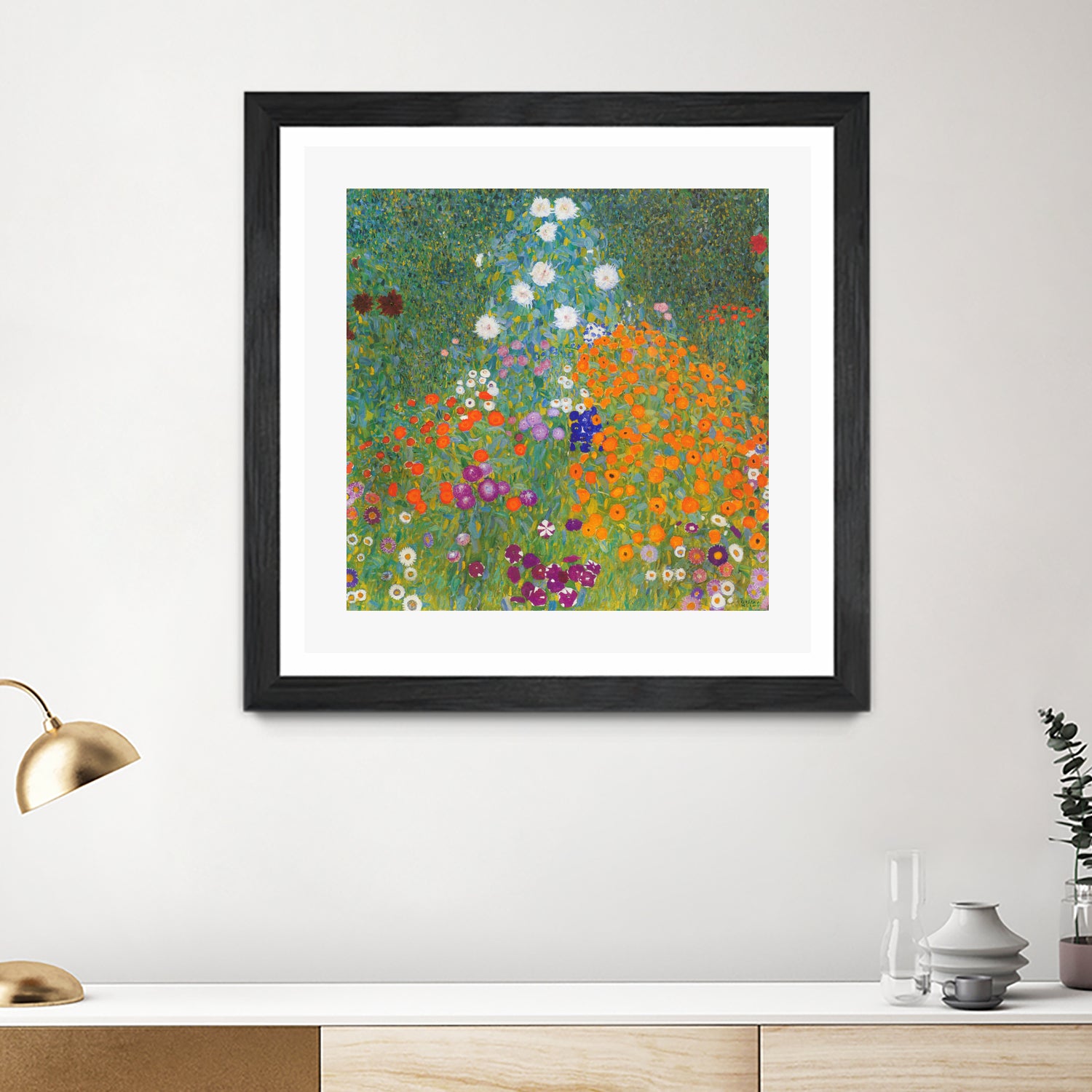 Bauerngaten Cottage Garden by Gustav Klimt on GIANT ART - green green