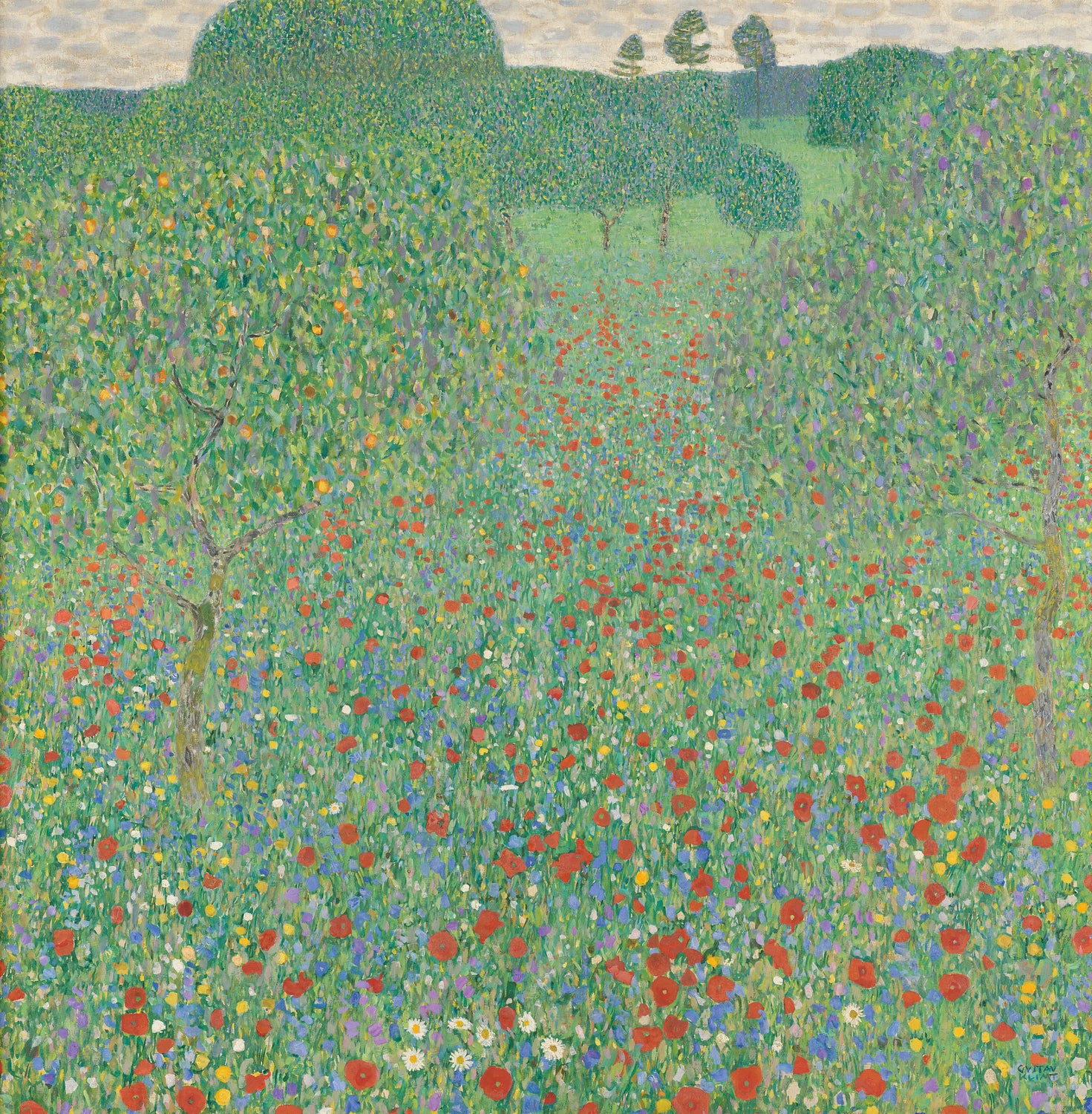  Blühender Mohn by Gustav Klimt on GIANT ART