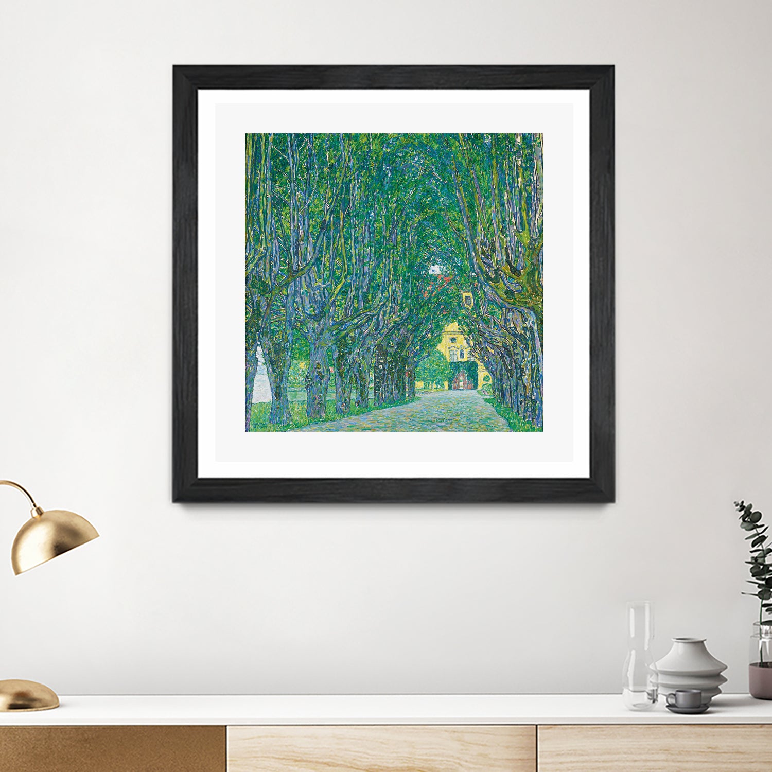 Allee Zum Shloss Kammer by Gustav Klimt on GIANT ART - green masters