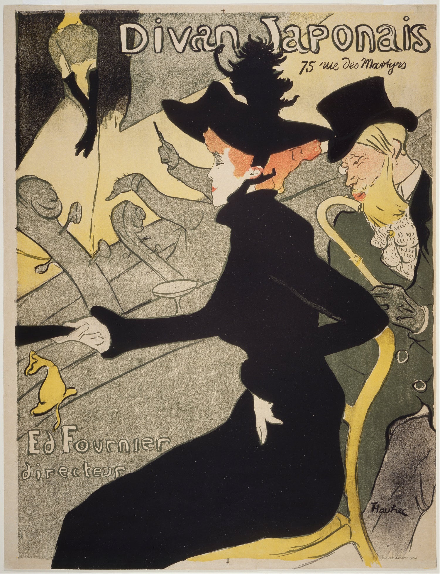 Divan Japonais by Henri de Toulouse Lautrec on GIANT ART - museums