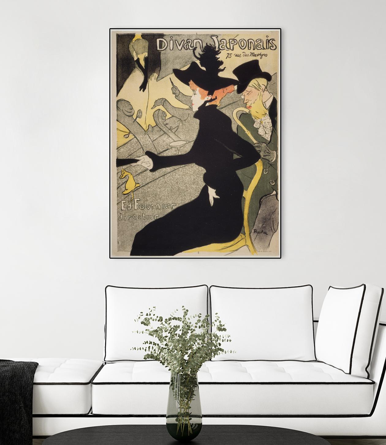 Divan Japonais - Art Print by Henri de Toulouse Lautrec | GIANT ART
