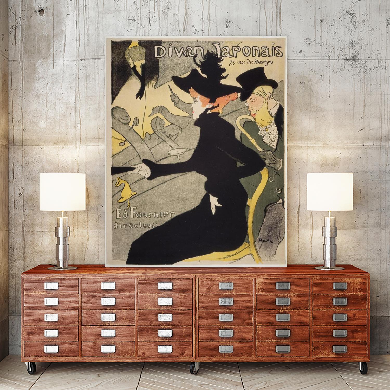 Divan Japonais by Henri de Toulouse Lautrec on GIANT ART