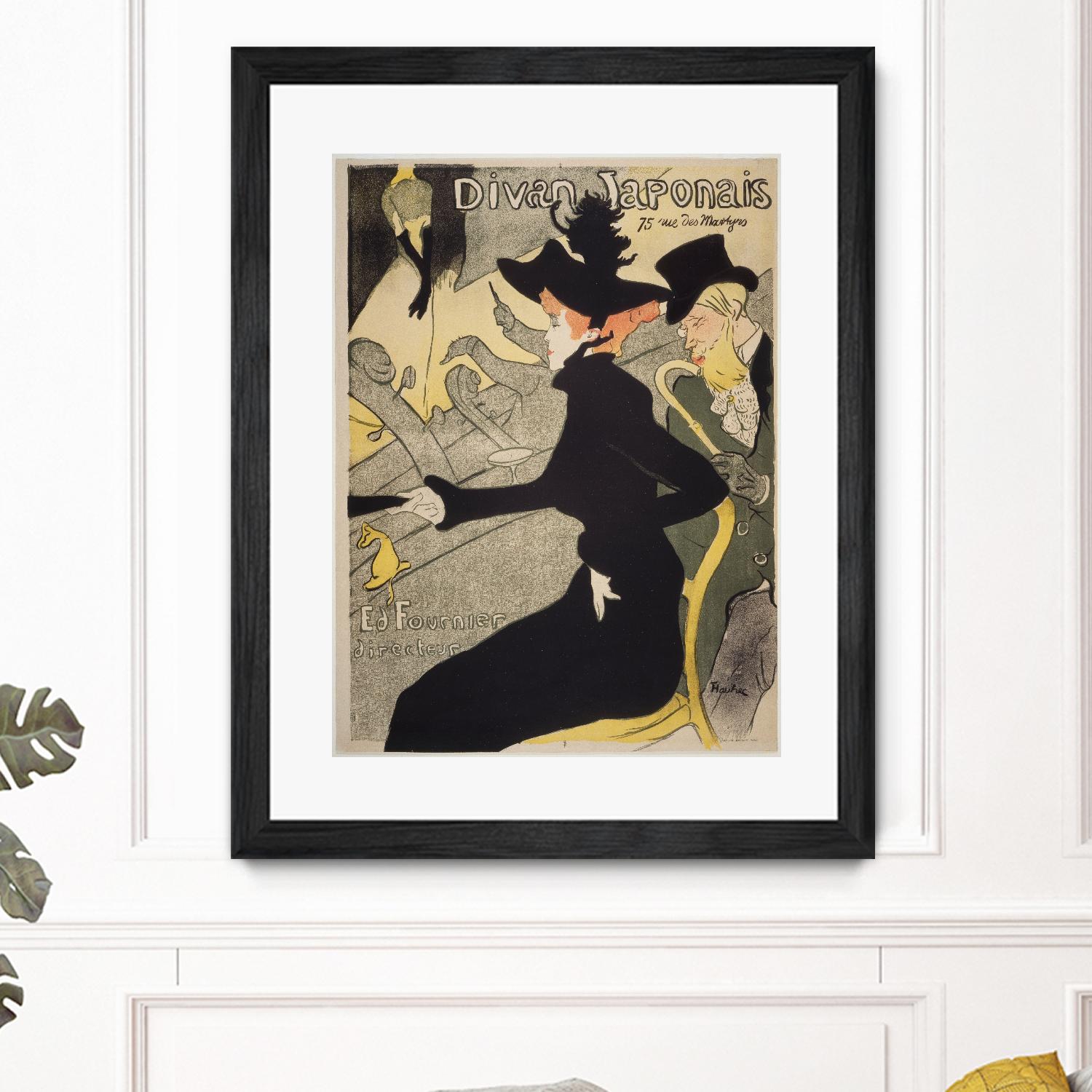 Divan Japonais - Art Print by Henri de Toulouse Lautrec | GIANT ART