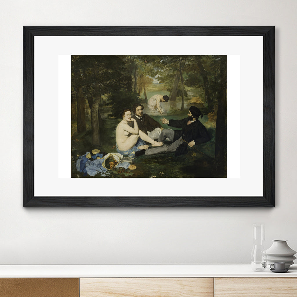 Le Dejeuner sur l'herbe, 1863 by Edouard Manet on GIANT ART - figurative