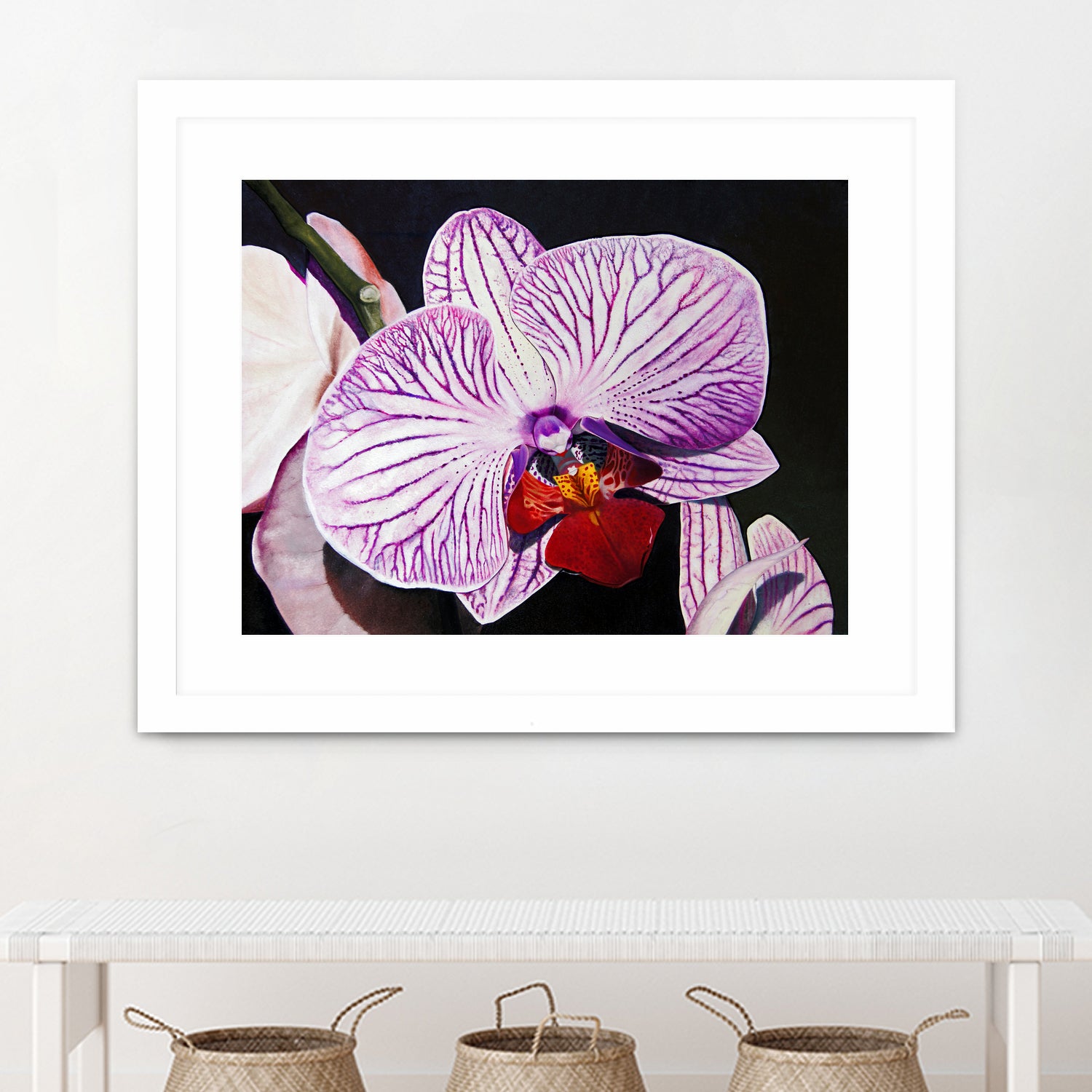Purple Orchids - Art Print by Matthew Holden Bates | GIANT ART