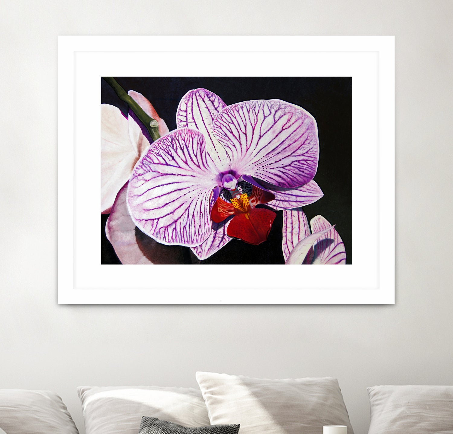 Purple Orchids - Art Print by Matthew Holden Bates | GIANT ART