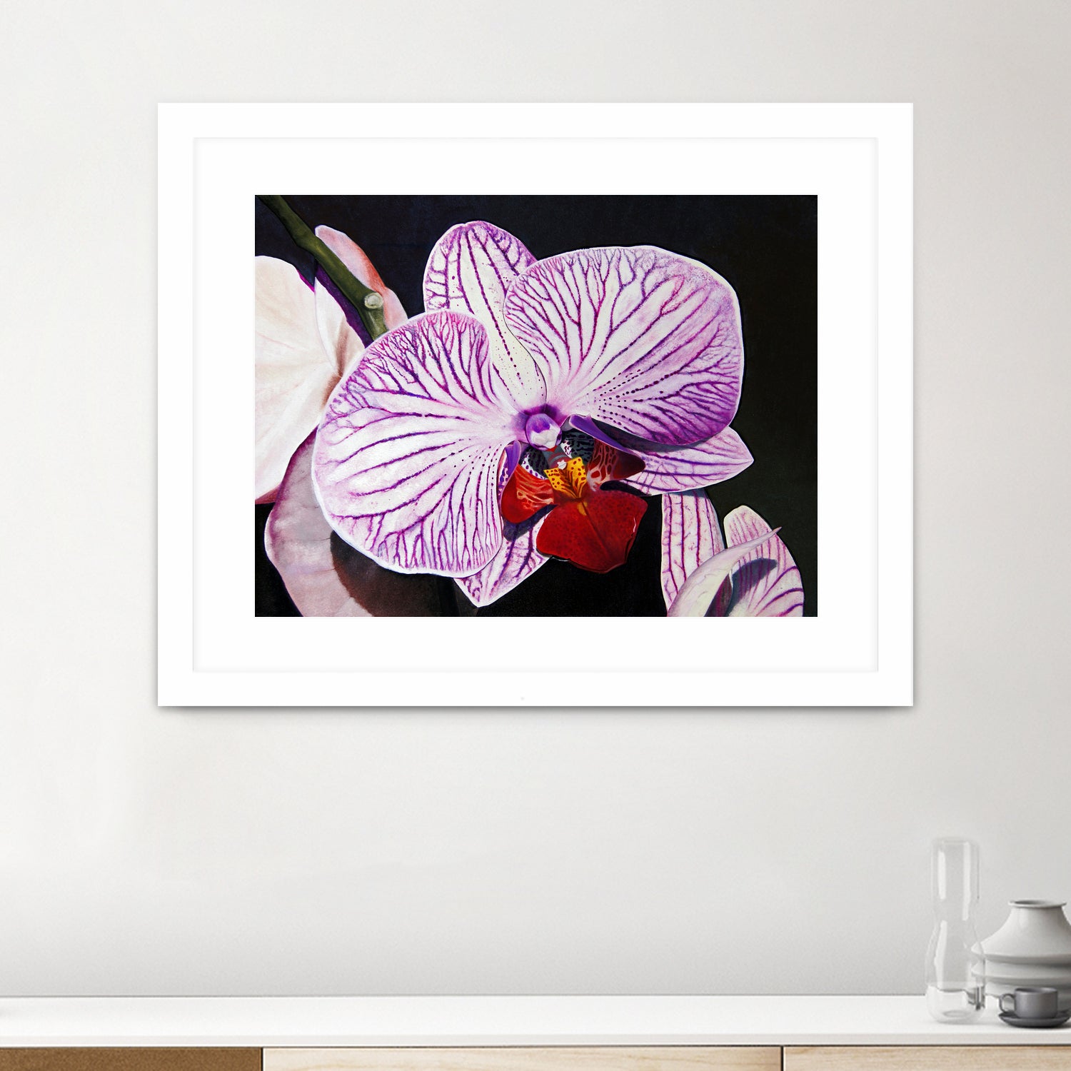 Purple Orchids by Matthew Holden Bates on GIANT ART - purple botanical