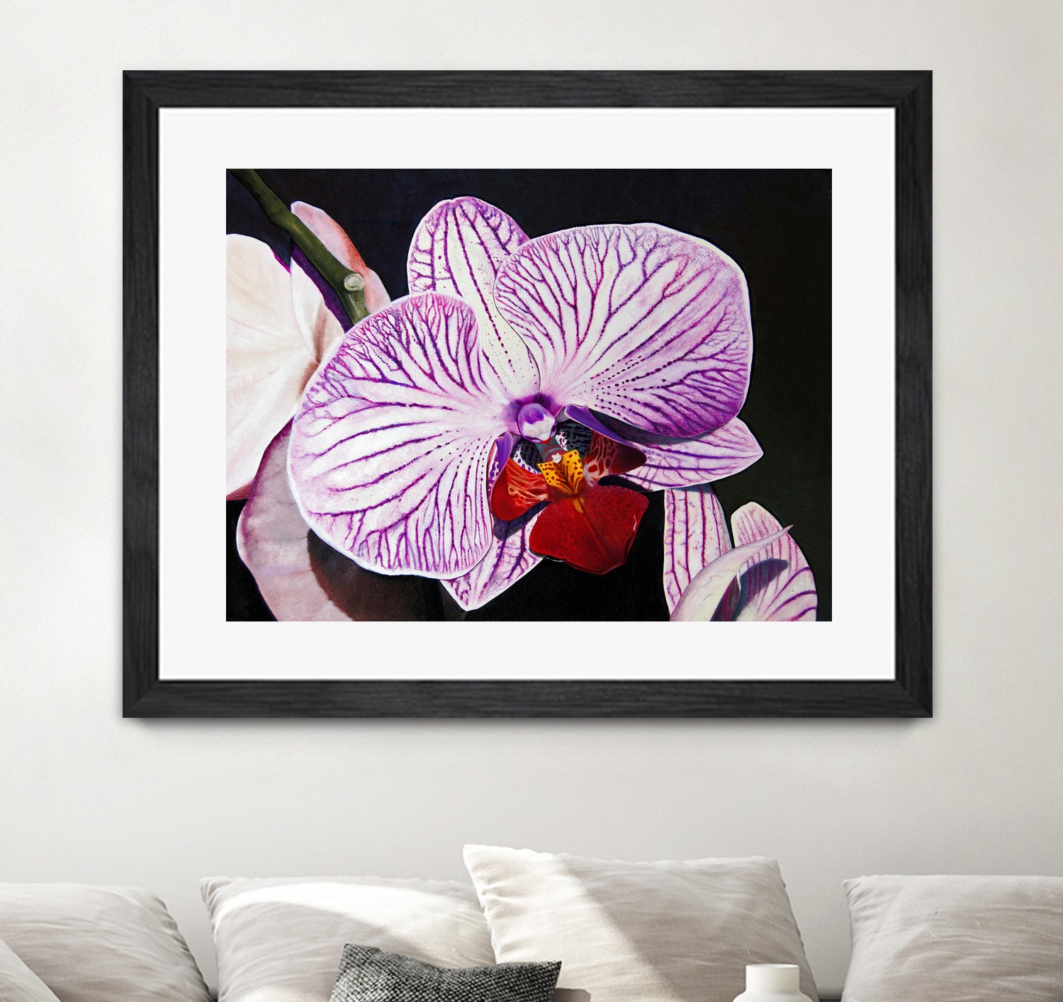 Purple Orchids - Art Print by Matthew Holden Bates | GIANT ART