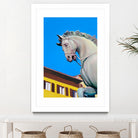 Cavallo di Cosimo by Matthew Holden Bates on GIANT ART - blue landscape