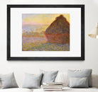 Grainstack (Sunset) by Claude Monet on GIANT ART - museums