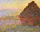 Grainstack (Sunset) by Claude Monet on GIANT ART - museums