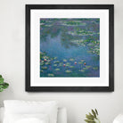 Water Lilies, 1906 by Claude Monet  on GIANT ART - blue botanical