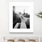 Marilyn on balcony  by M studio on GIANT ART - black and white photography