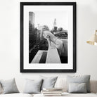 Marilyn on balcony  by M studio on GIANT ART - black and white photography